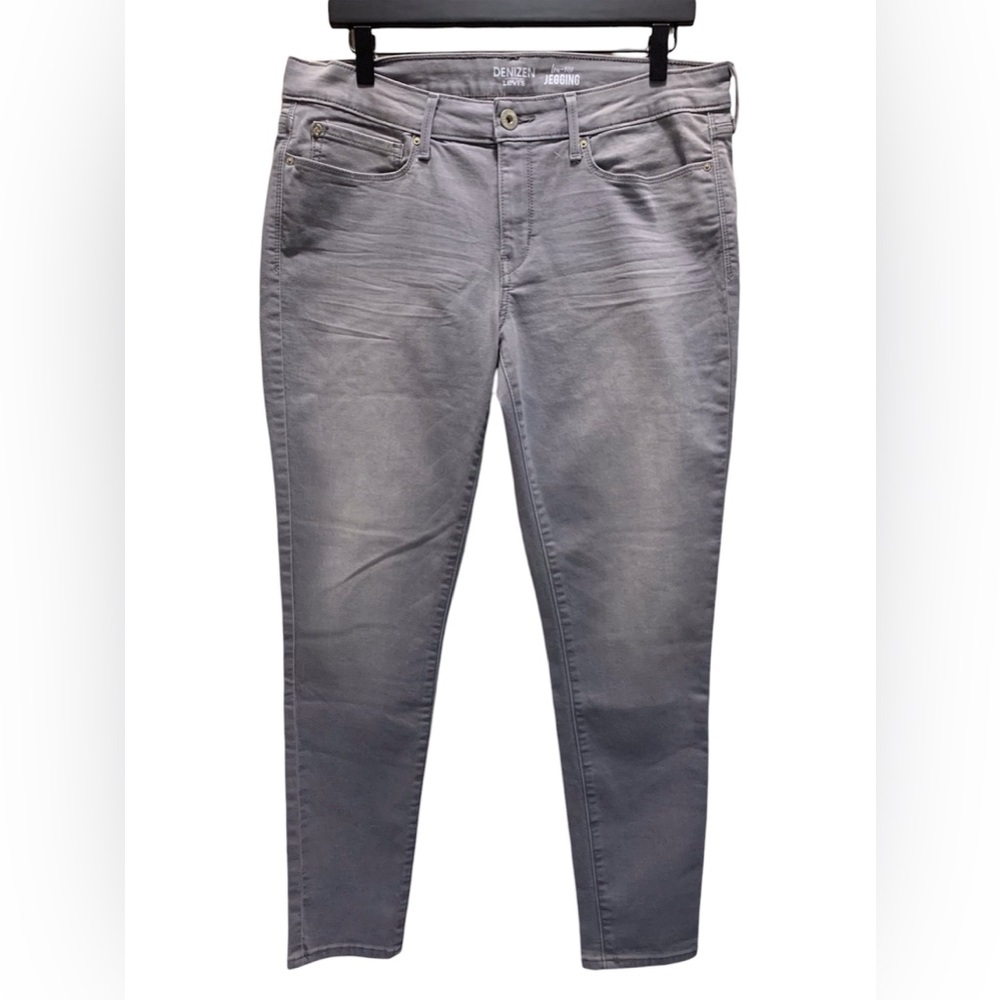 Denizen from Levi's Women's Size 17 Gray Grey Low Rise Jeggings Pants